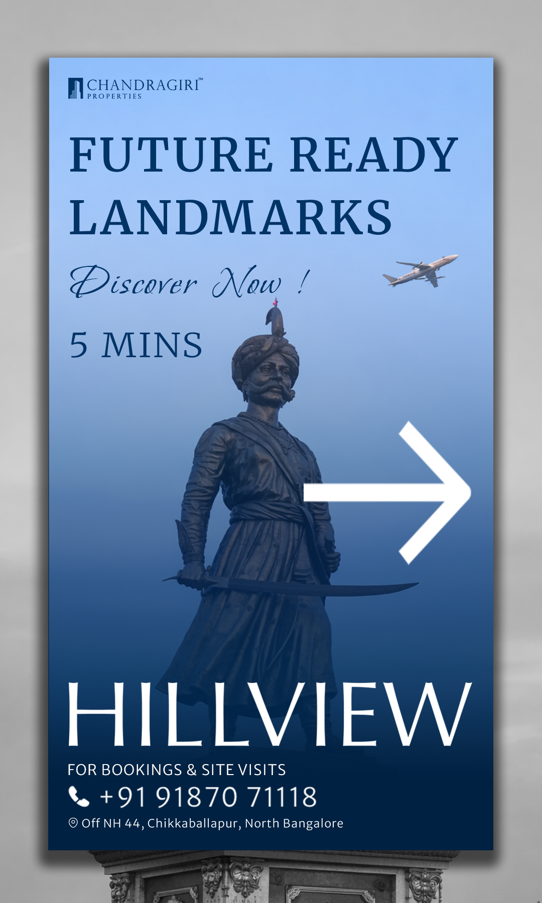 Direction board — Future Ready Landmarks